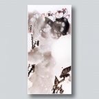 并蒂荷花分外妖娆